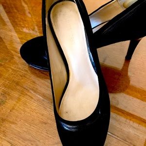 Nine West. Black Swede heels size 7